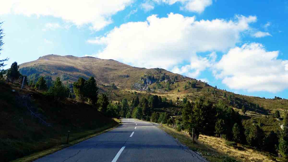 Fahren auf Nockalmstrasse