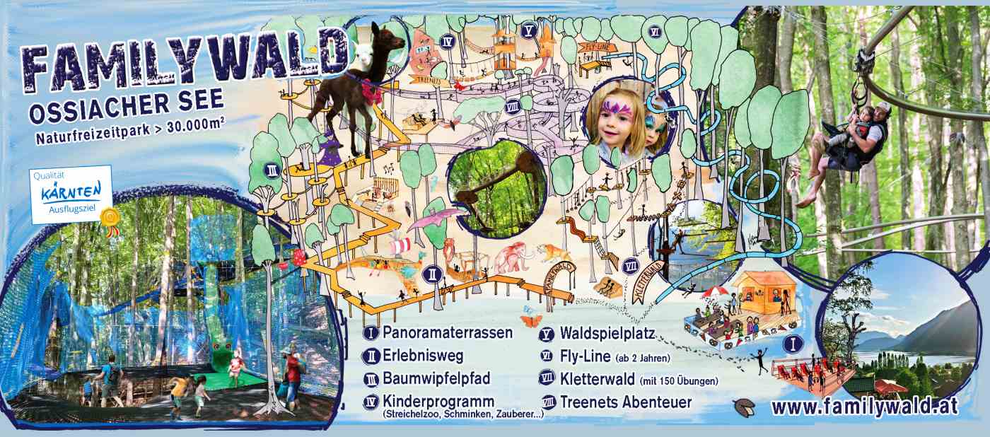 Übersichtskarte Familywald
