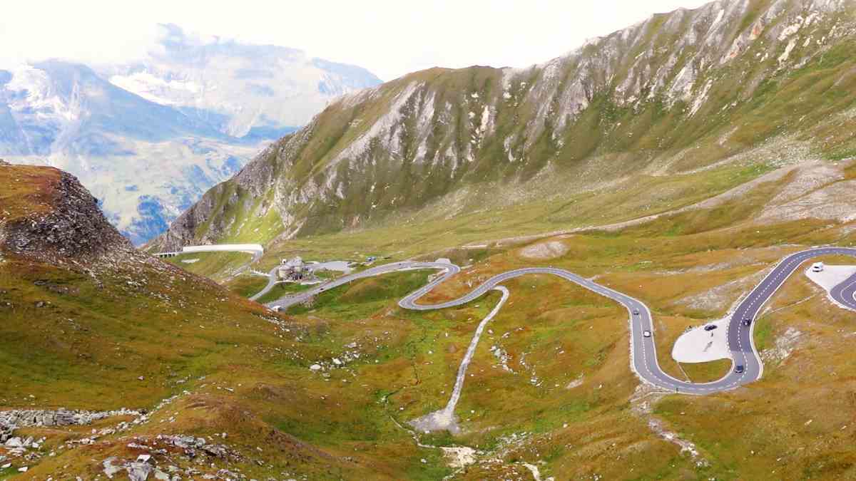 Großglockner Hochalpenstrasse ausblick vom Fuscher Törl