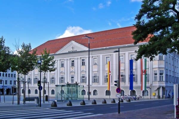 Das Rathaus von Klagenfurt