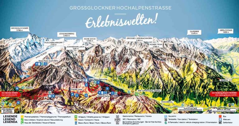 Großglockner Hochalpenstraße – ins Herz des Nationalpark Hohe Tauern Großglockner Hochalpenstraße – ins Herz des Nationalpark Hohe Tauern
